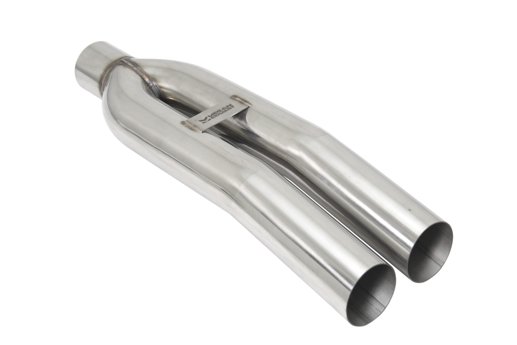Megan Racing universal muffler delete tips Dual 3" angled design