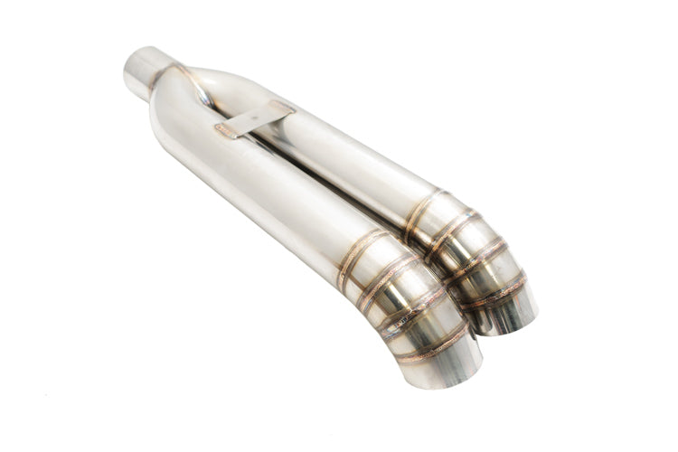 Megan Racing Universal Muffler Delete Dual 3" Stainless Turndown Tips