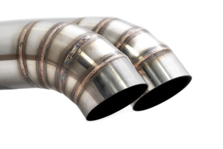 Megan Racing Universal Muffler Delete Dual 3" Stainless Turndown Tips