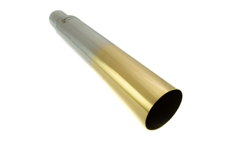 Megan Racing Universal Muffler Delete Single 4" Tip Gold