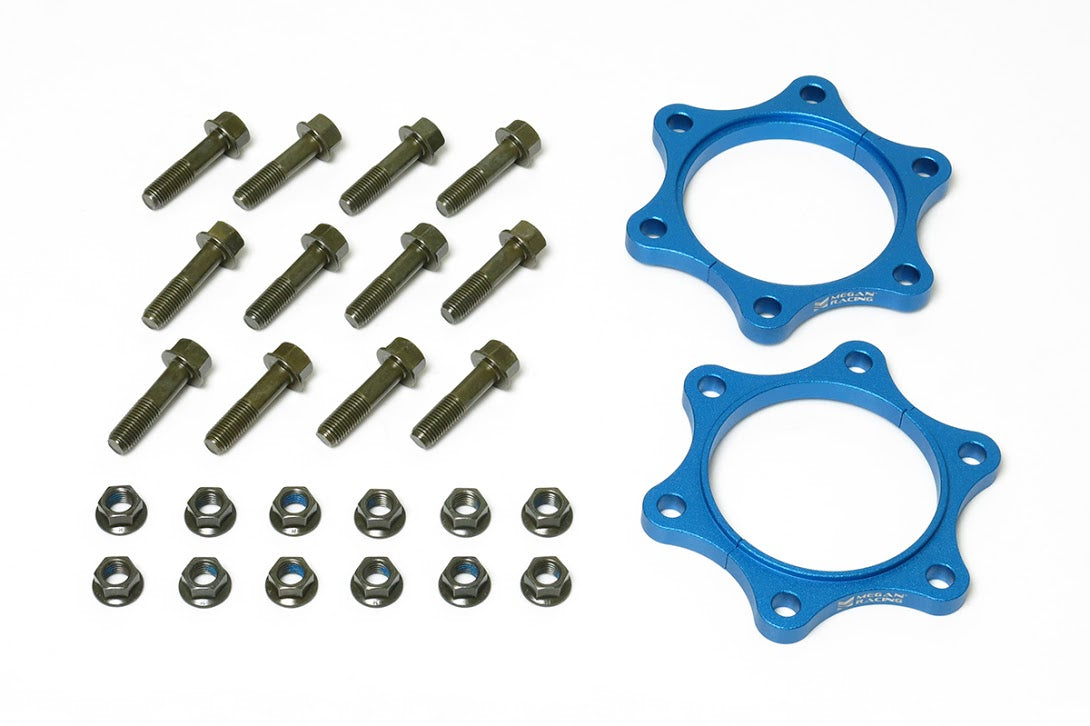 Megan Racing S2000 Rear Driveshaft Spacer 4PCS/Set, Protection for Driveshaft with Lowered Car, Also Correct the Angle of Dri