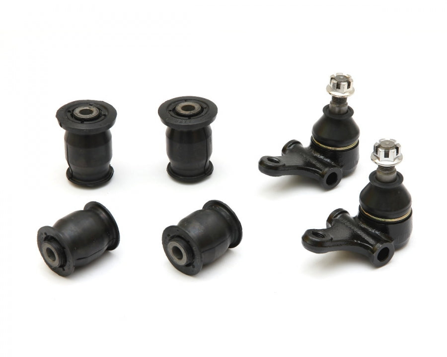 Megan Racing Miata 90-05 Front Lower Arm Repair Kit (4 Harden Rubber + 2 Ball Joint) 6PC/Set