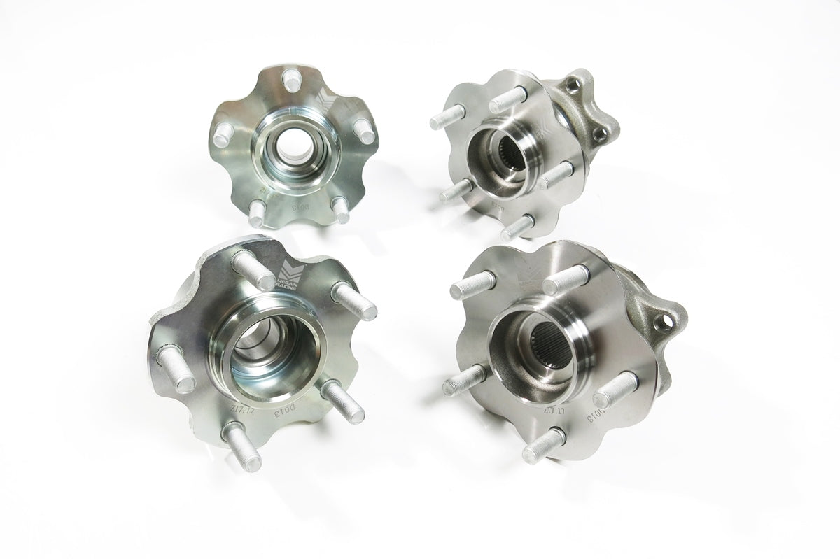 Megan Racing 240SX S13 89-94/Cefiro A31 88-94 - 4 Lug to 5 Lug 114.3 Conversion Kit including Bearings Front and Rear 4pcs se