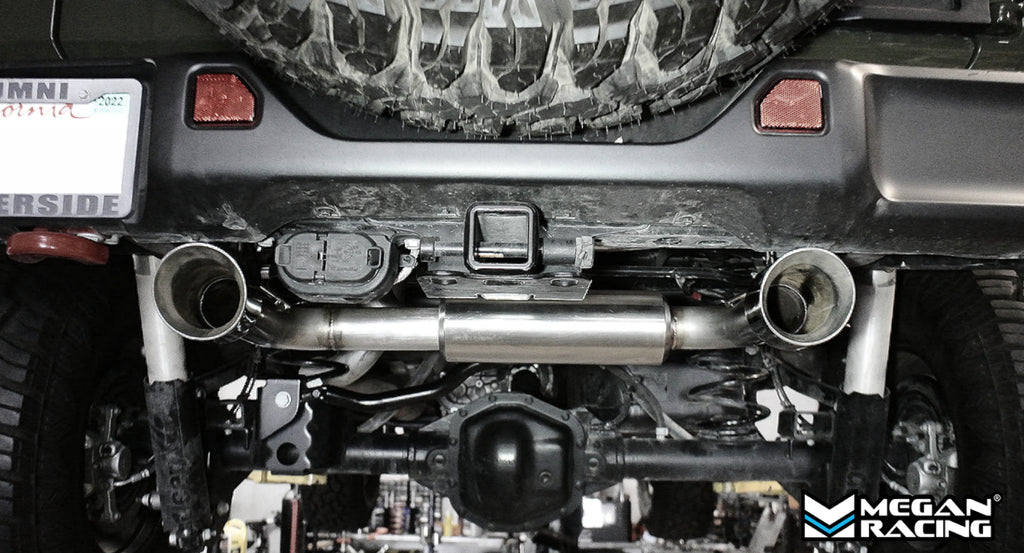 Megan Racing Jeep Wrangler Unlimited (JL) 18+ Axle Back Exhaust System