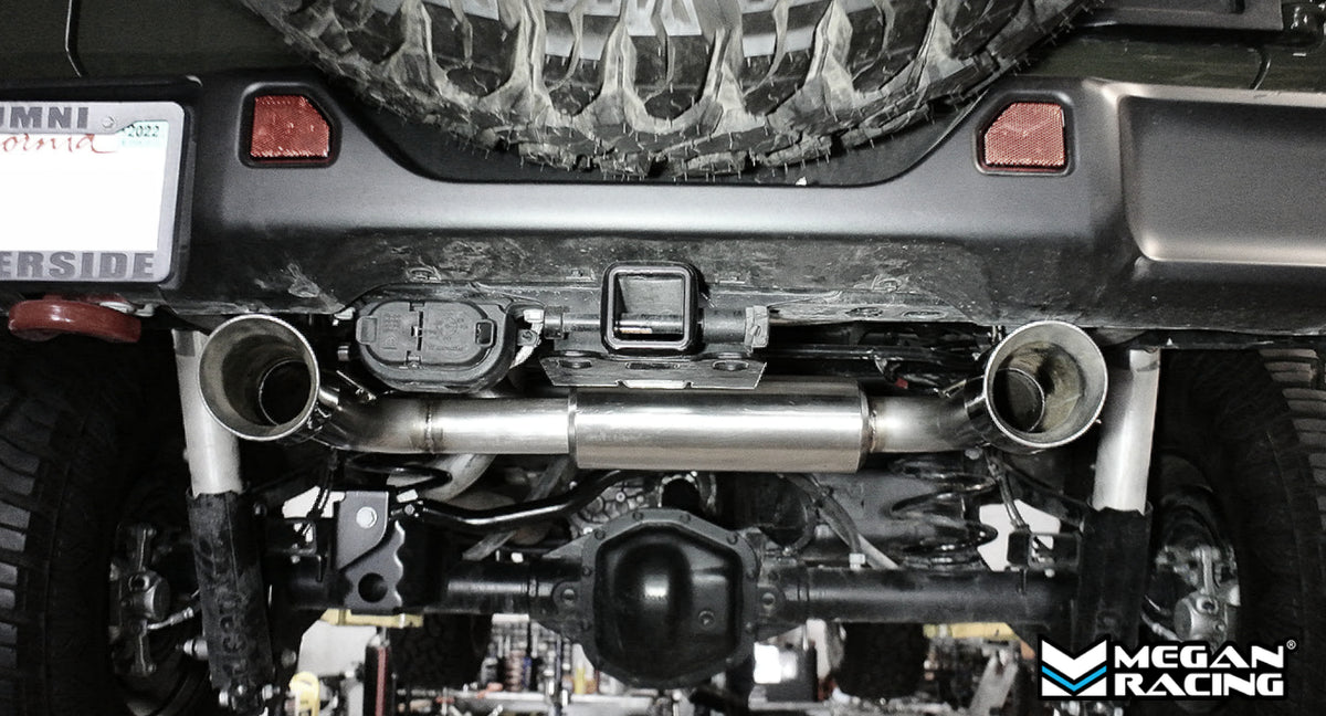 Megan Racing Jeep Wrangler Unlimited (JL) 18+ Axle Back Exhaust System