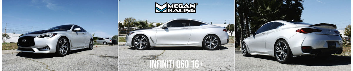 Megan Racing Infiniti Q50/Q60 EZII Series Coilover (RWD, Fork Type Front Lower Only)