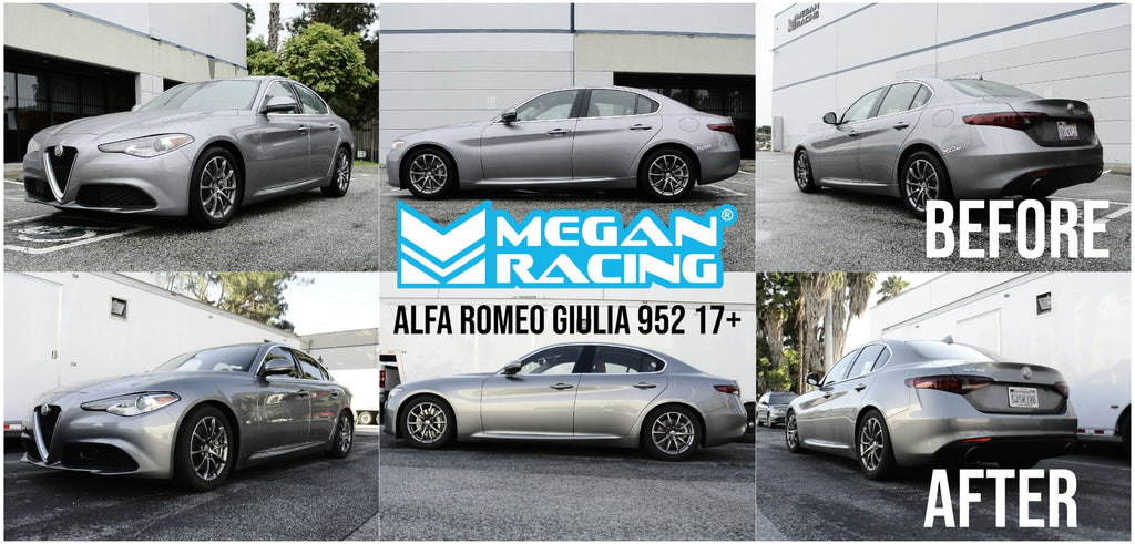 Megan Racing Alfa Romeo Giulia 17+ 952 RWD ONLY (EXC Quadrifoglio) EU Series Coilover Kit