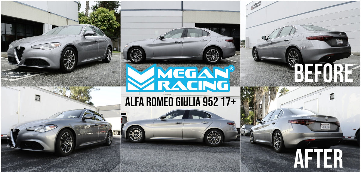 Megan Racing Alfa Romeo Giulia 17+ 952 RWD ONLY (EXC Quadrifoglio) EU Series Coilover Kit