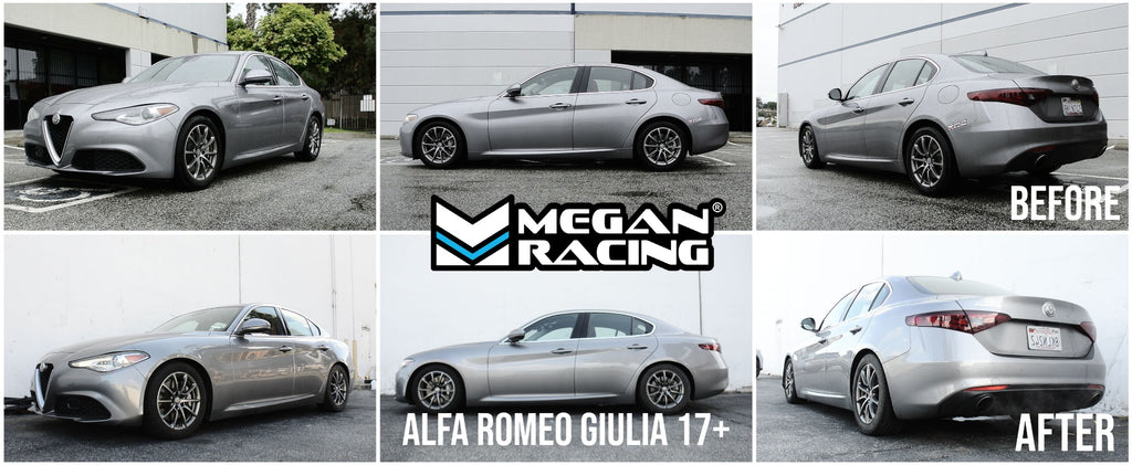 Megan Racing Alfa Romeo Giulia 17+ Lowering Springs (EXC AWD, Quadrifoglio)