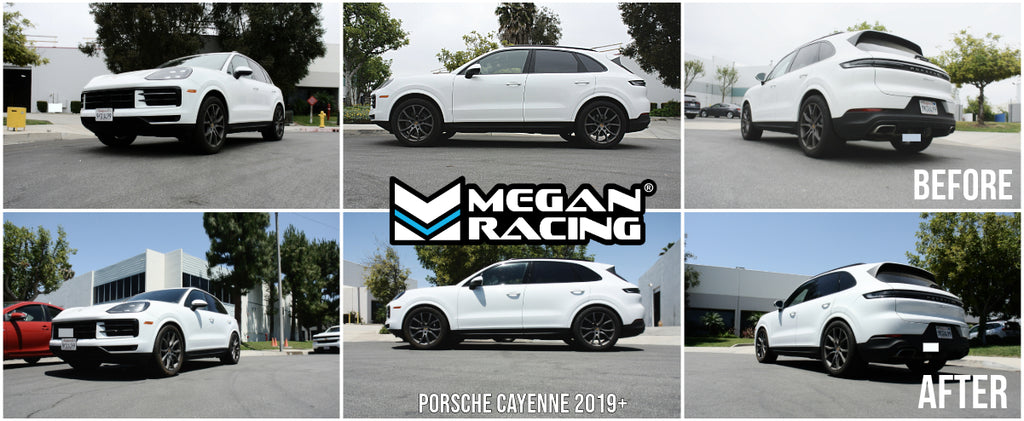 Megan Racing Porsche Cayenne 19-23 EUROII Series Coilover Kit (EXC Air Equipped)