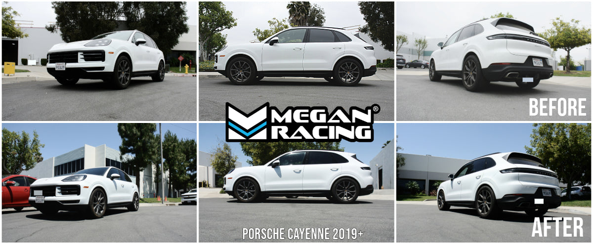 Megan Racing Porsche Cayenne 19-23 EUROII Series Coilover Kit (EXC Air Equipped)
