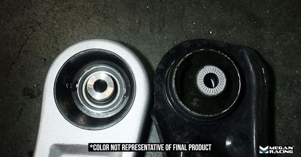 Megan Racing Audi A3 MK3 13-20 / VW Golf MK7 14-21 Front Lower Control Arm (-0.3 Camber / +2.5 Caster Correction)