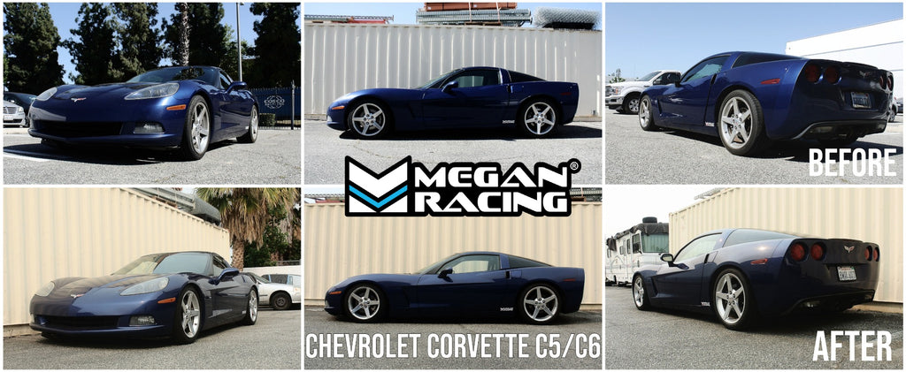 Megan Racing Chevrolet Corvette 97-13 (C5/C6) Track Series Coilover Kit (Coilover Conversion)
