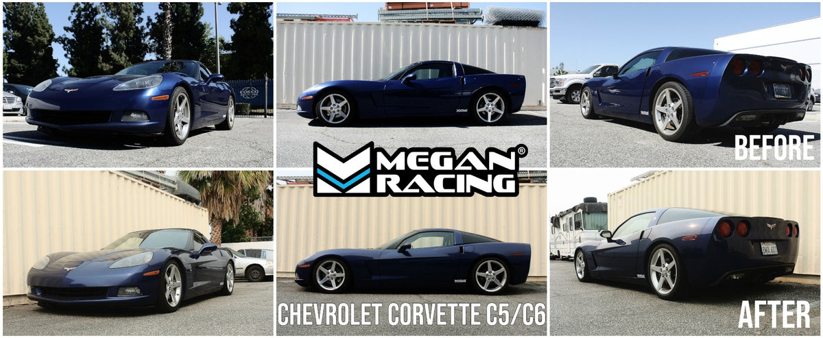 Megan Racing Chevrolet Corvette 97-13 (C5/C6) Track Series Coilover Kit (Coilover Conversion)
