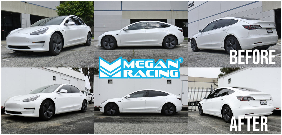 Megan Racing EZII Series Coilover Damper Kit Tesla Model 3 17-23/24+ RWD (EXC AWD)